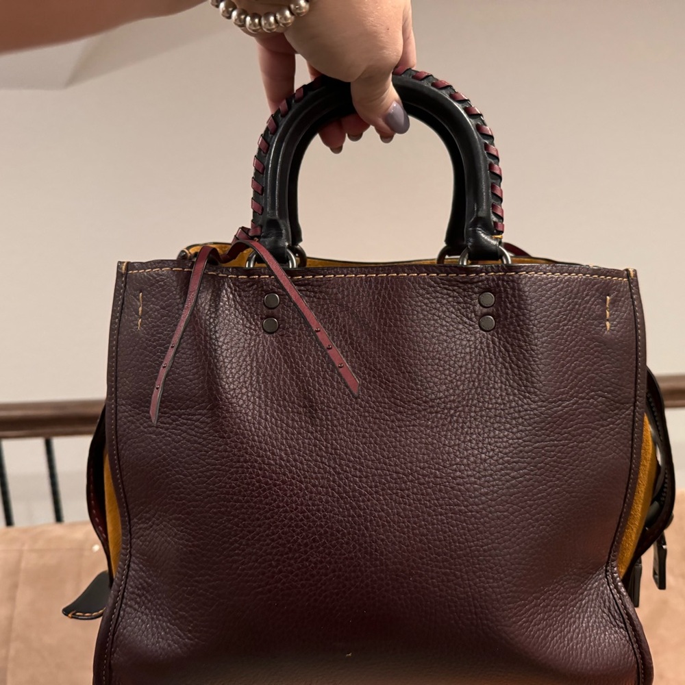 Coach 1941 Rogue Oxblood Black Whipstitch